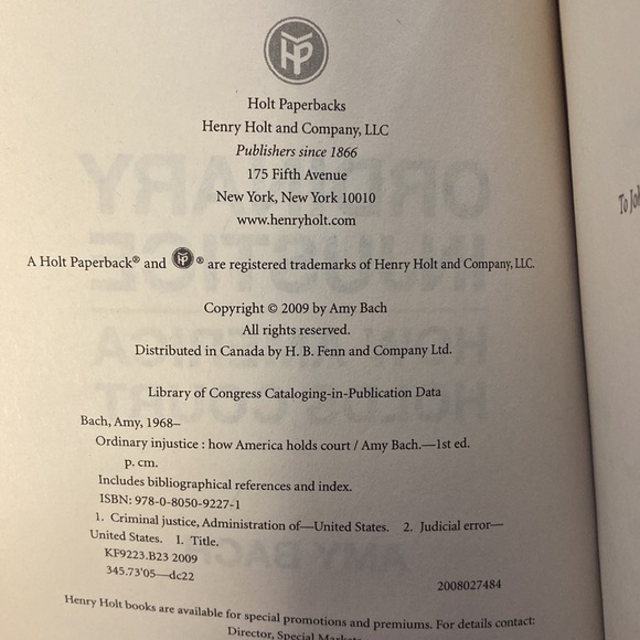 Ordinary Injustice How America Holds Court by Amy Bach (paperback) - Picture 3 of 5